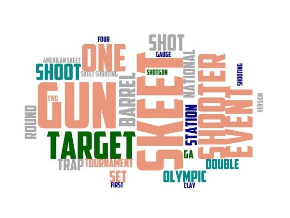 Exploring the Art and Utility of Skeet Shooting Typography Sticker in Creative Design