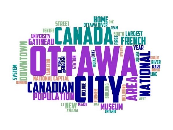 Ottawa Typography Background: A Creative Foundation for Design