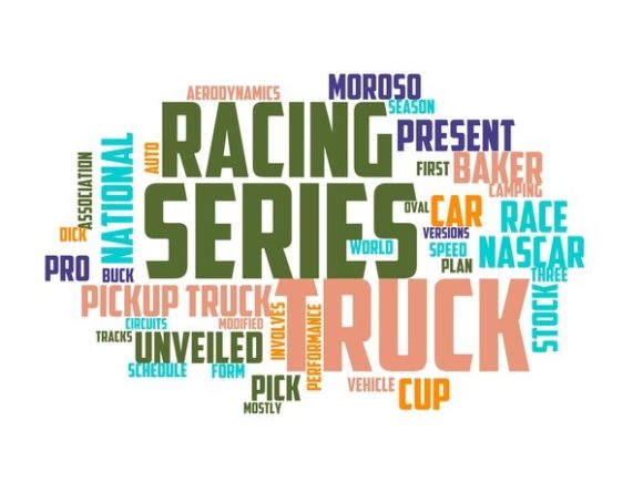 Pickup Truck Racing Typography Tumbler