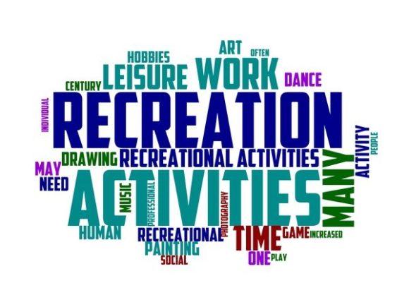Recreational Typography Sticker