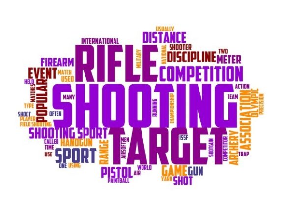 Shooting Sport Typography Tshirt