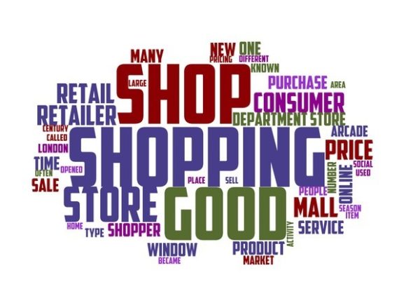 Shopping Typography Sticker